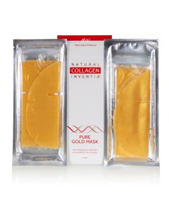 KOLAGENOWE MASKI ZE ZŁOTEM - ZESTAW INVENTIA PURE GOLD MASK WITH NATIVE FISH COLLAGEN